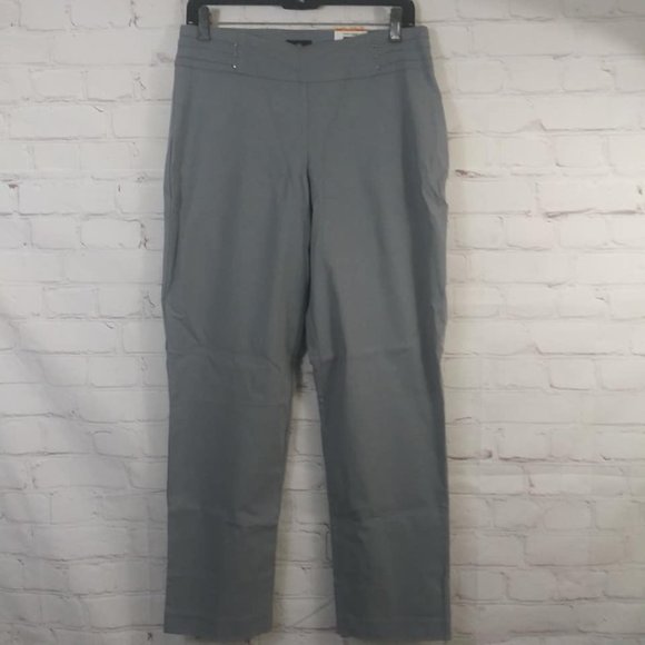 JM Collection Slim Leg Rivet Pants Sz Small P NWT - Picture 5 of 7